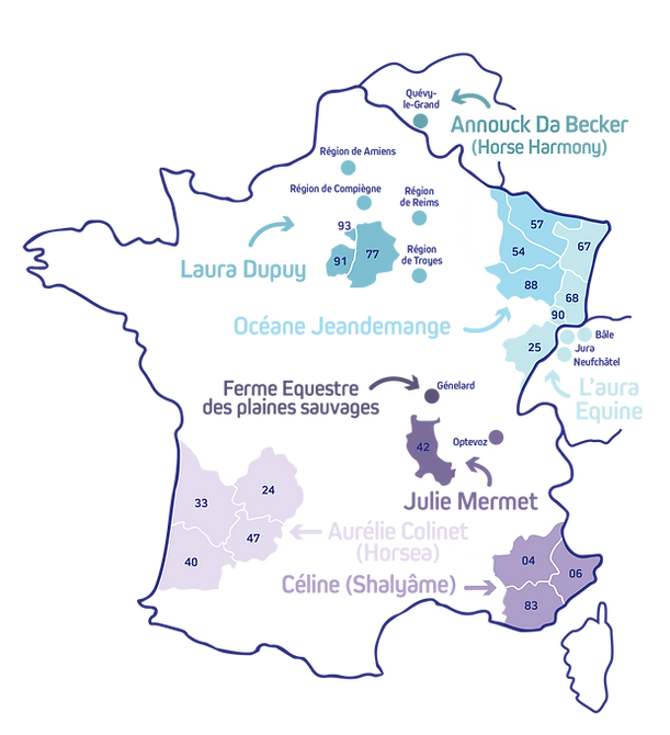 Carte des revendeurs