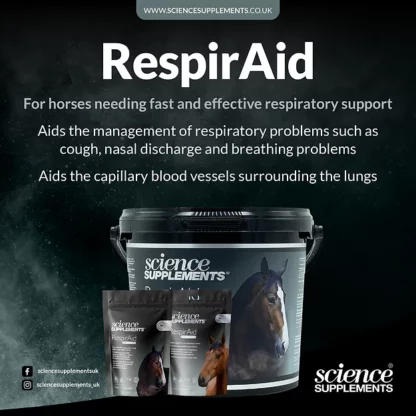produit RespirAid - Soutien du système respiratoire pour cheval