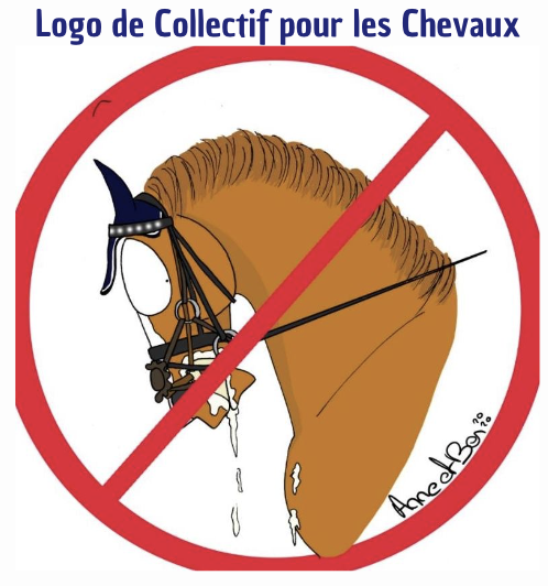 Logo collectif pour les chevaux : lutter contre l'hyperflexion